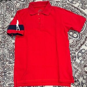 Classic Red Polo Shirt for Men